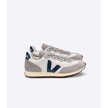 Grey/Blue Men's Veja RIO BRANCO HEXAMESH Running Shoes | AU 167WNB